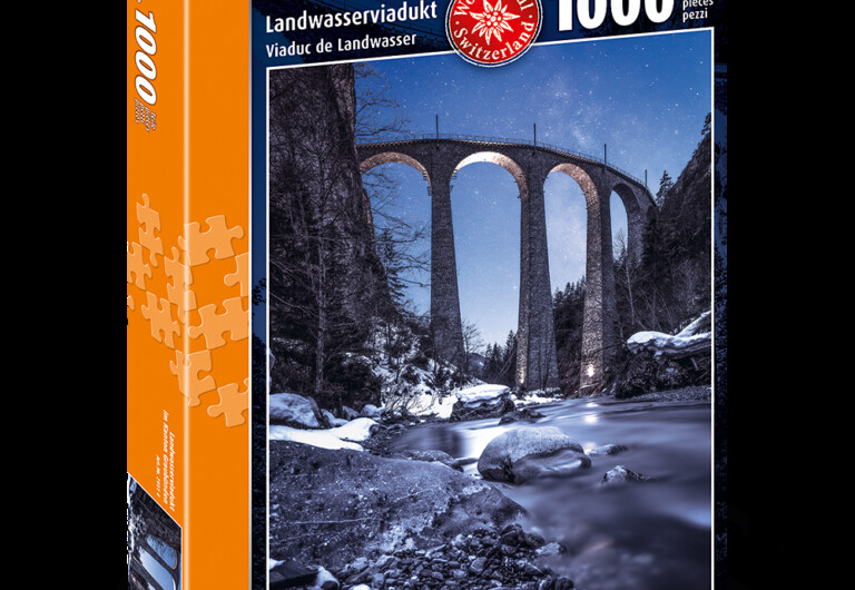 Puzzle Landwasserviadukt - Erhältlich ab dem 15. November 2024